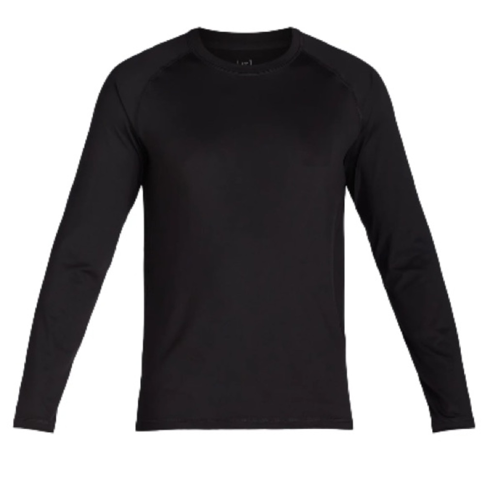 George Men’s 3XL Black Stretch Quick Dry Long Sleeve Sun Shirt with UPF 50+ - Picture 2 of 5